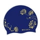 thumbnail image 2 of Gorro De Natación De Silicona Para Mujeres Y Hombres Gorro De Natación Con Protección Para Los Oídos Estampado Suave Azul, 2 of 3