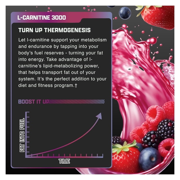 Carnitina Liquida 3000 Nutrex L-carnitina 480ml Berry Blast | Lider
