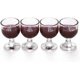 thumbnail image 1 of Juego de 4 copas de vino rojas a escala 1/12 – Jizlan, 1 of 9