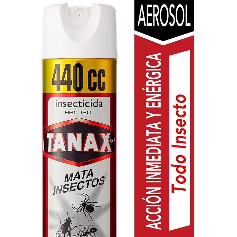 Insecticida Aerosol Mata Insectos Lata 440 cc Tanax