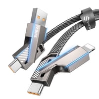 Shezi - Cable 4 En 1 Usb C A Lightning De 1 5 M Y 60 W Para Iphone