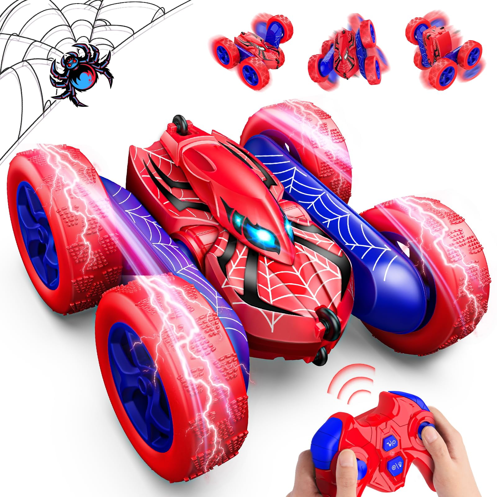 Coche A Control Remoto Excitobo Spider Para Niños De 4 A 12 Años