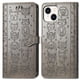 thumbnail image 1 of Funda Cartera FOXDOCK para iPhone 14 , Flip PU con Relieve de Gatos y Perros, Tarjetero y Soporte, 1 of 6