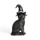 thumbnail image 1 of Gato Negro con Sombrero de Bruja de Resina 32 cm Halloween - Frank & Mortis, 1 of 3
