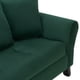 thumbnail image 3 of Sofa Lua 3 Cuerpos Felpa Verde Botella, 3 of 6