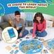 thumbnail image 3 of Rompecabezas de piso BONNYCO 58 cm 70 piezas Mapa del mundo + tarjetas, 3 of 9
