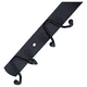 thumbnail image 2 of Perchero De Pared Metal Color Negro 6 Ganchos Doble Multiuso, 2 of 6
