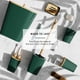 thumbnail image 5 of Set de accesorios de baño Clara Clark Green 20 piezas, 5 of 8