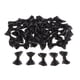 thumbnail image 1 of 50 piezas de adorno de cinta de raso lindo BOW apliques negro, 1 of 5
