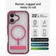 thumbnail image 2 of Funda De Teléfono Rainier Con Soporte Para Iphone 17 Rojo Y Negro, 2 of 9