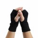 thumbnail image 1 of Guantes Mitones Peludos Cortos Térmicos Unisex Moda Invierno negro Talla Única, 1 of 5
