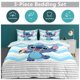 thumbnail image 5 of Stitch Print Bedding Set Pattern Duvet Cove Set 3 Pieces 1 Quilt Cover And 2 Pillowcases for Women Men Teens, 5 of 5