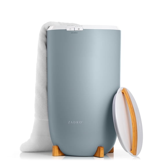 Calentador de Toallas Zadro 20L Bambú/Azul Francés con Temporizador