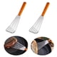 thumbnail image 1 of Conjunto de 2, tornero de espátula ranurada de acero inoxidable con mango de madera remachado, espátulas de metal profesionales Ideal para cocina Voltar Frición y parrilla, 1 of 3