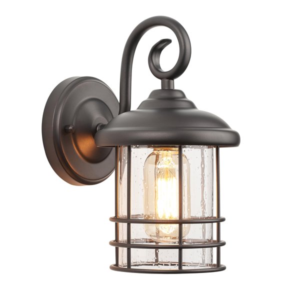 Luz de Porche MICSIU 14 cm Bronce – 1 unidad – Estilo Vintage