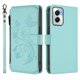 thumbnail image 2 of Funda Cartera Mariposa para [Motorola Moto G Power 2024 5G] con Soporte y Cremallera Verde menta, 2 of 6