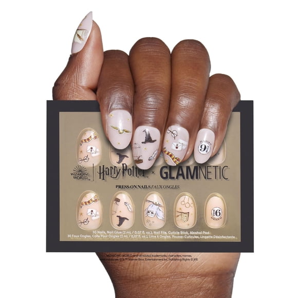 Set de uñas Glamnetic Harry Potter Hogwarts 30 de Press On Nails