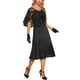 thumbnail image 2 of INSPIRE CHIC Chal de Lentejuelas y Cuentas para Mujer, Capa de Noche, Cubierta Nupcial M Negro, 2 of 6