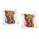 thumbnail image 1 of Juego De 2 Alfombras Con Gancho De Pestillo, Bordado De Bricolaje, Cojín, Almohada, Oso De Peluche, 1 of 5