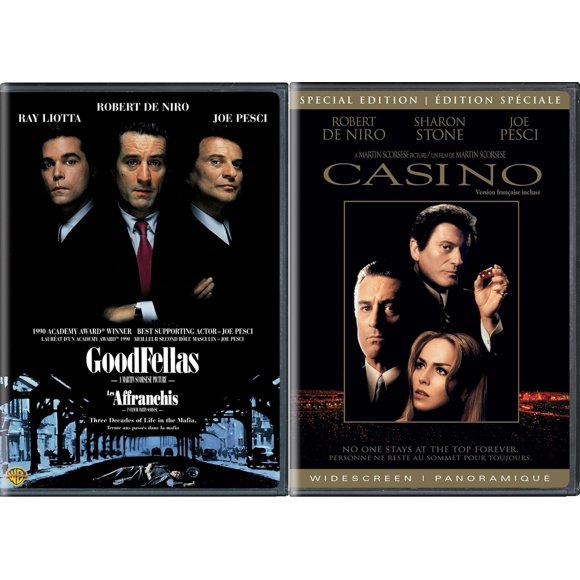 Pack de 2 DVD VOVAQI GoodFellas / Casino