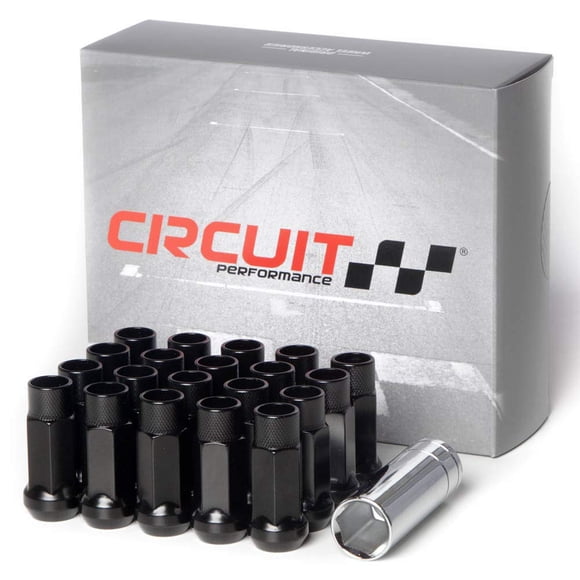Tuercas de rueda Circuit Performance 1/2\"-20 negras 20 uds + herramienta