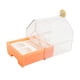 thumbnail image 3 of Caja De Baño Transparente Para Loros, Ideal Para Agapornis, Periquitos, Canarios, Color Rosa, 3 of 5