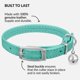 thumbnail image 3 of Collar para gato CollarDirect 30 cm Verde menta 11 g, 3 of 6
