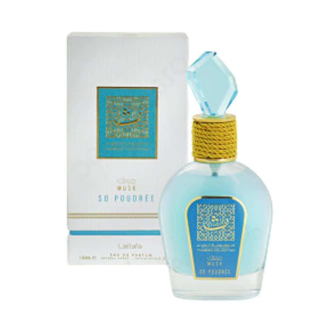 Perfume Lattafa So Poudree Colección Thameen Musk Edp 100 Ml