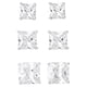 thumbnail image 1 of Aros Believe Plateados de Circonia Cúbica Cuadrados, Set de 3, 1 of 3