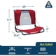 thumbnail image 2 of Silla plegable para gradas GCI Outdoor Big Comfort Wide con respaldo ajustable, 2 of 3