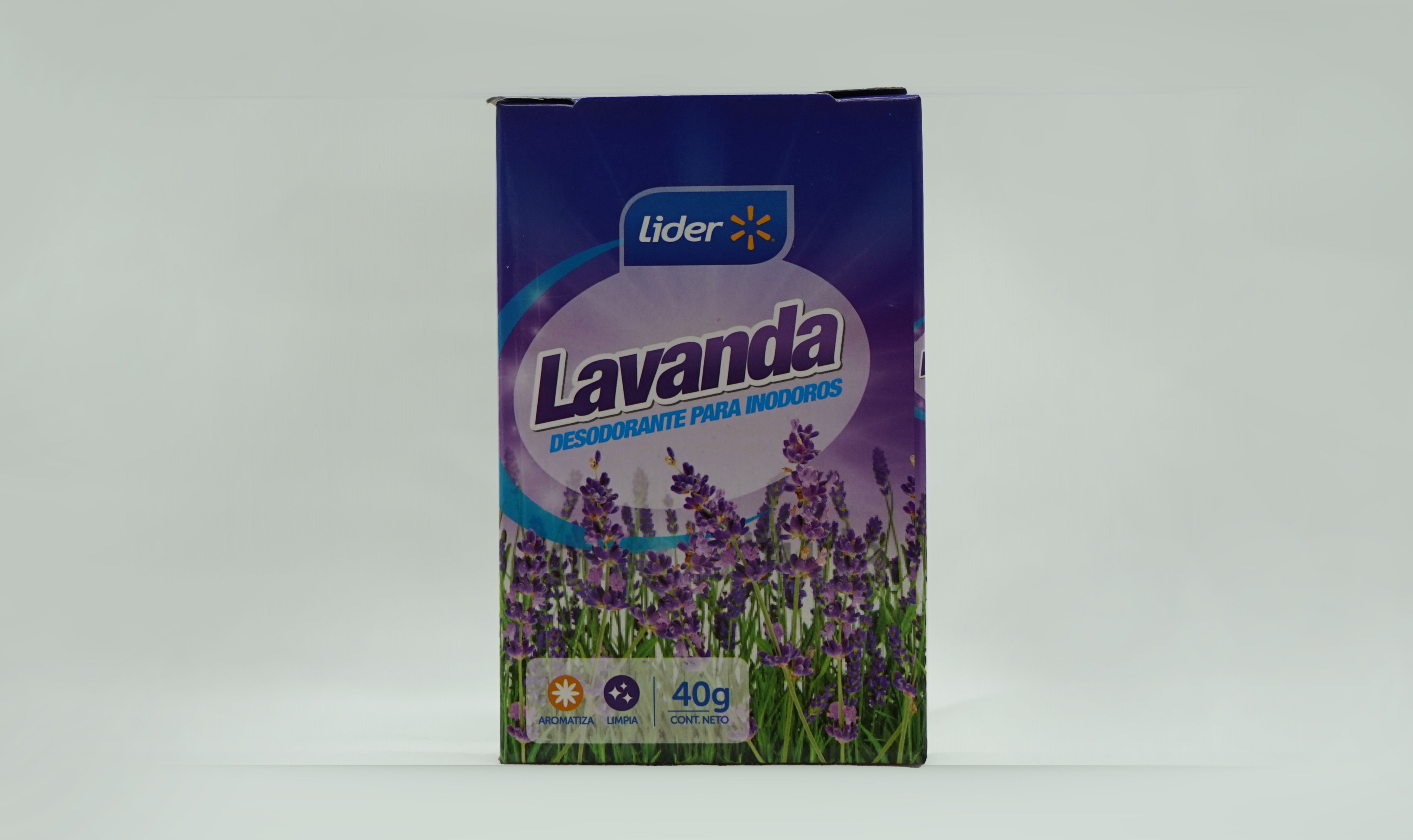 Pastillas Desodorante Para Inodoros Lavanda Caja 40 g Lider