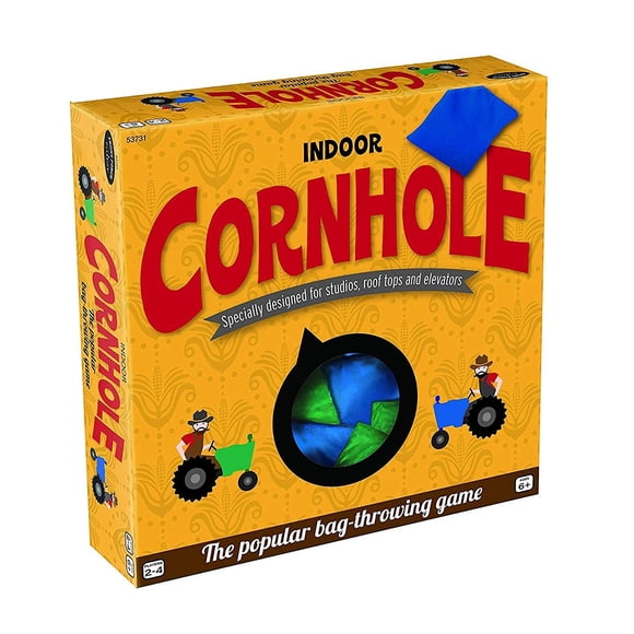 Juego de Cornhole para Interiores Clásicos del Porche Frontal 27x27x6 cm