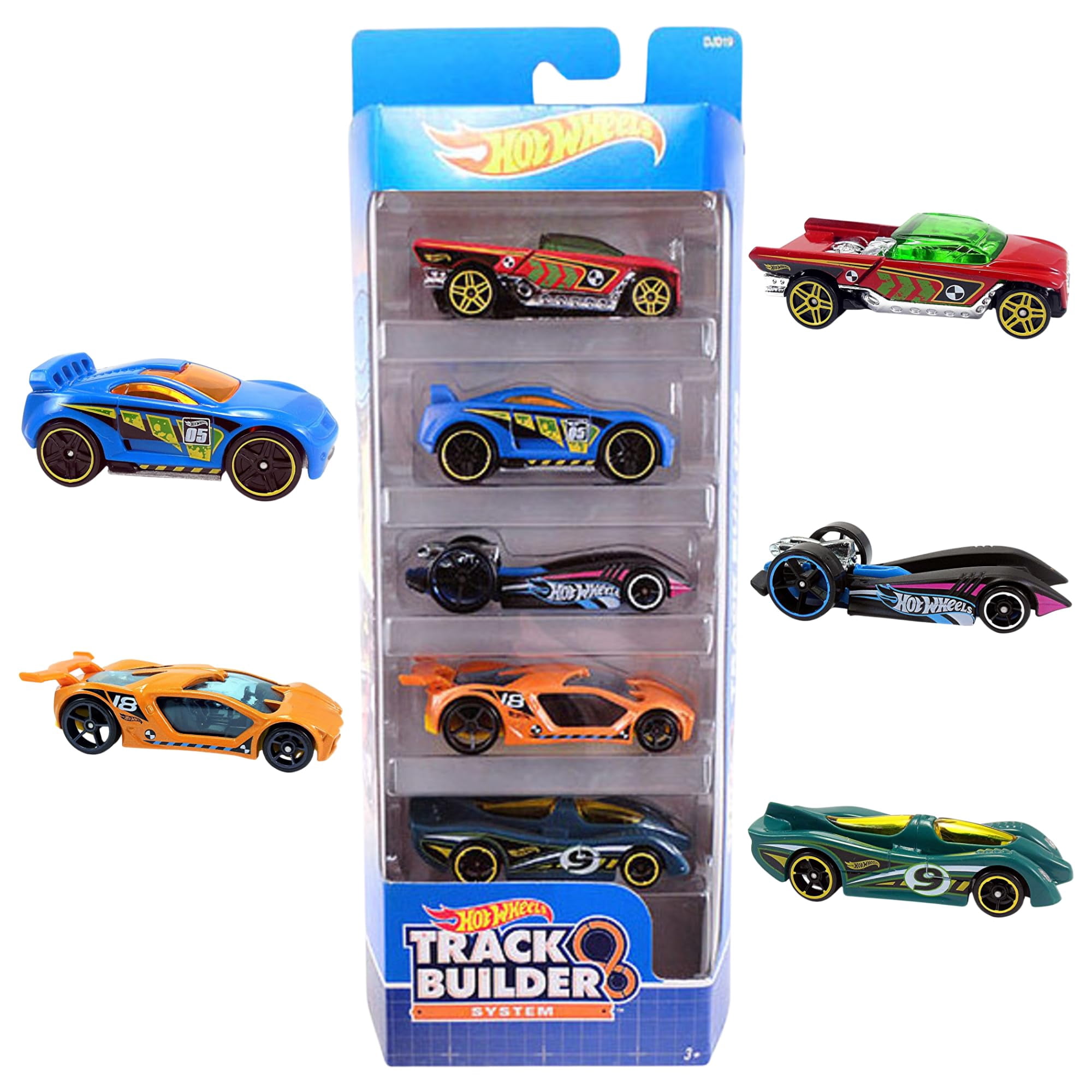 Surtido De Coches Toy Hot Wheels, 5 Unidades, Para Niños Mayores De 3 Años