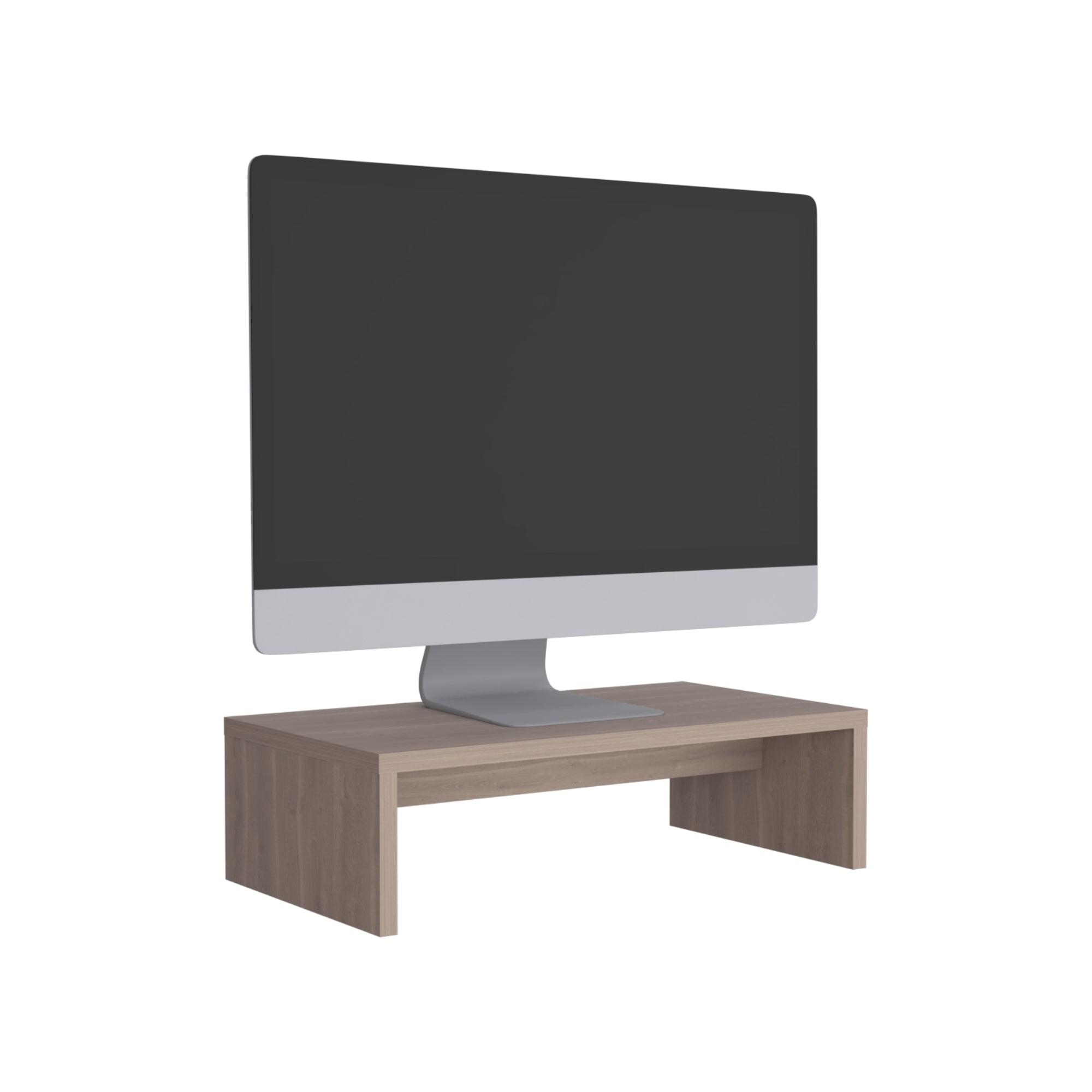 Fmfurniture - Base De Monitor 13,9x48,3x26 Cm Fm-001c Café Claro