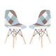 thumbnail image 1 of Set 2 Sillas De Comedor Eames Patchwork Neutral, 1 of 2