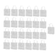 thumbnail image 2 of 25 Bolsas De Regalo Transparentes Con Asas, Bolsas De PVC Para Vacaciones De Verano Y San Valentín, 15x16cm, 2 of 5