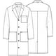 thumbnail image 4 of Delantal Clinico de Hombre Blanco S, 4 of 4