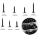 thumbnail image 2 of Tornillos ranurados, tornillos antiguos para madera, tornillos cortos de acero pulido negro, tornillos para madera, tornillos de montaje para el hogar | Paquete de 210 piezas de ferretería, 2 of 8