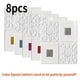 thumbnail image 2 of 8pcs 3D Wall Sticker Imitation Brick Bedroom Decoration Waterproof Self-adhesive Wallpaper For Living Room Kitchen TV Backdrop, 2 of 5