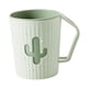 thumbnail image 3 of Vaso De Baño Taza De Lavado Portátil Ondulada Para Encimera Cocina Escritorio Verde, 3 of 3