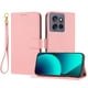 thumbnail image 1 of Funda Cartera para Motorola Moto Edge 50 NEO Tarjetero Soporte Magnético y Correa Rosa, 1 of 5