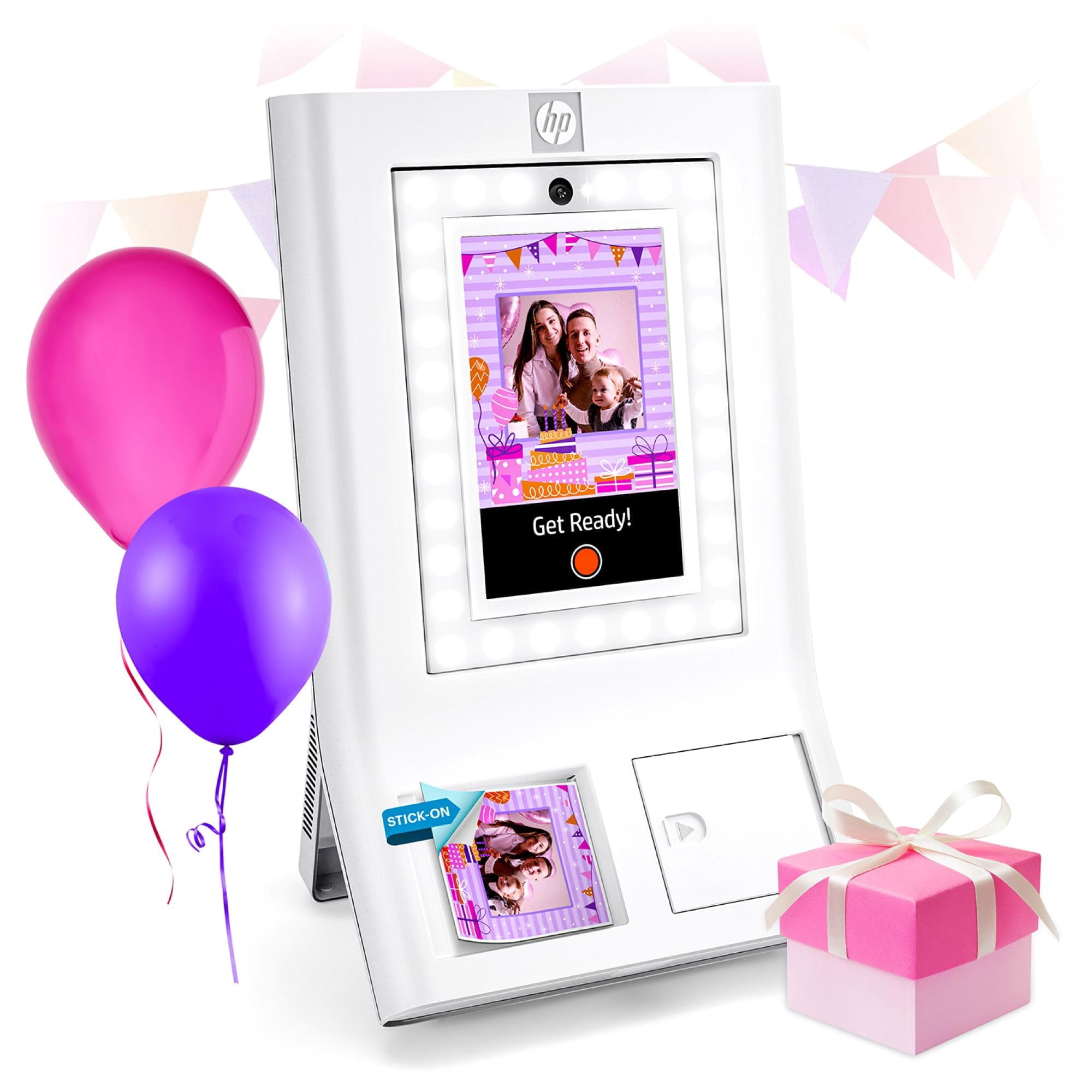 Hp Sprocket Photobooth Impresora De Fotos A Color 3x4" Blanco