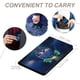 thumbnail image 4 of Wish Porta Pasaporte y Cartera de Viaje Premium de Cuero PU, Funda de Pasaporte Bloqueo RFID con Ranuras para Tarjetas de Crédito, Estuche para Libro de Pasaporte para Familia 10cm × 15cm, 4 of 6