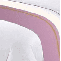 Genérico - Pieceras Para Cama Decorativa 60X200 Cm + 2 Fundas 45X45 Diseño 6 Color Rosa