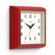 thumbnail image 1 of RELOJ DE PARED JONES CLOCKS 25 cm Rojo Cuadrado Estilo Retro Diner, 1 of 5