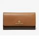 thumbnail image 1 of Billetera Michael Kors Cartera Triple Grande con Charm Jet Set para Mujer Café/amarillo Talla única Firma MK, 1 of 3
