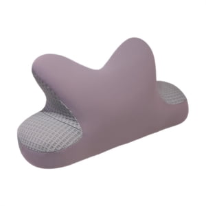 Bothyi - Almohada Para Siesta De Escritorio, Multiusos, Suave, Para Silla, Funda Lavable, Cojín De Respaldo, Gris Claro