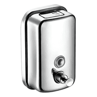 Genérico - Dispenser De Jabon Liquido Gadnic Metalico Baño Cocina 500Ml Color Plateado