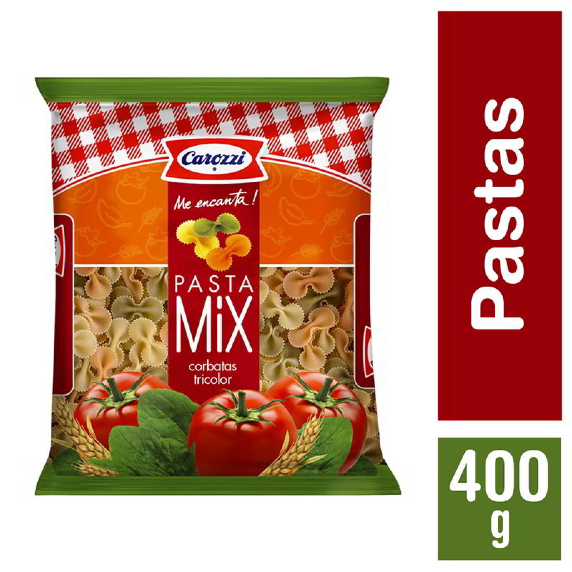 Carozzi Pasta Corbata Tricolor
