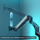 thumbnail image 3 of Soporte de escritorio para triple monitor Mount-It! para 13-32'', 3 of 9